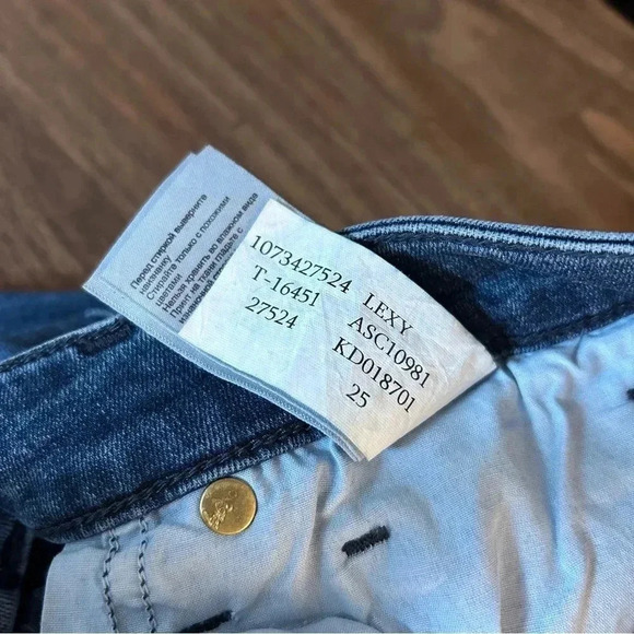 ❤️ Mavi jeans embellished lexy mid rise super skinny 25 - Picture 7 of 11